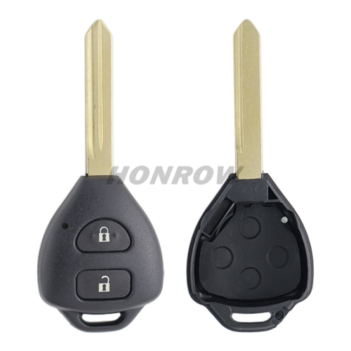 For Toyota Carola 2/3/3+1/4/button Remote key blank with TOY47 key blade without logo ,please choose the button.
