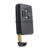 For Toyota 3 button remote key shell , the blade with two side groove (black)