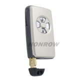 For Toyota 2/3/3+1 button remote key blank with key blade