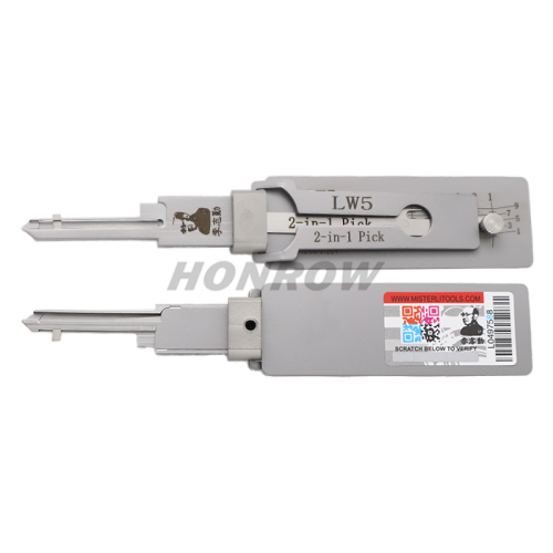 Original Lishi LW5 2 in 1 decoder tool