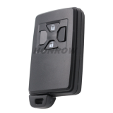 For Toyota 3 button remote key shell , the blade with two side groove (black)