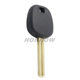 For Toyota transponder key blank,the chip slot is on the top of the key.  A# TOY48 Blade B# TOY40 Blade C# TOY43 Blade