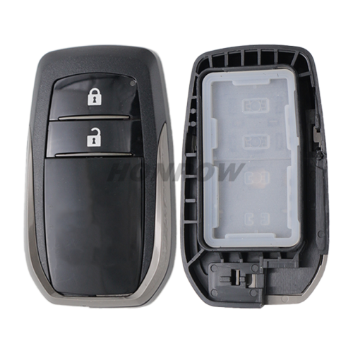 For Toyota 2/3+1/3/3+1 button remote key blank without logo