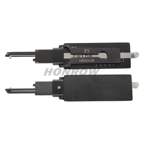 F3 2-in-1 Decoder for Locksmith Repairing Tools 2-in-1 Residential Pick & Decoder
