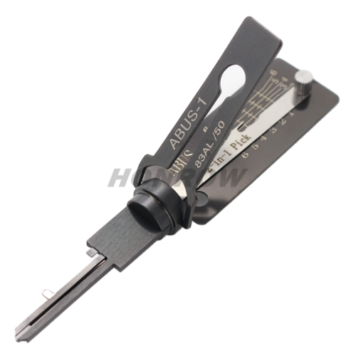 Locksmith Tools ABUS-1 (6-Pin) 2-IN-1 PICK Decoder for Locksmith Repairing Tools 2-in-1 Residential Pick & Decoder