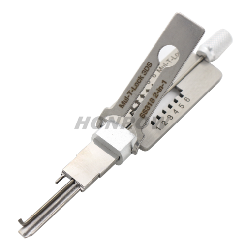 Locksmith Tools Civil Lock 2-in-1 Tool Mul-T-Lock 3DS SS318 2-in 1
