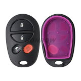 For To 4 button remote key blank