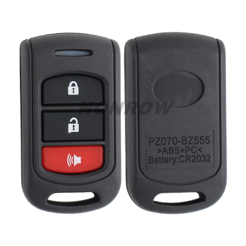 For Toyota 2+1 button key shell  for  the Indian market