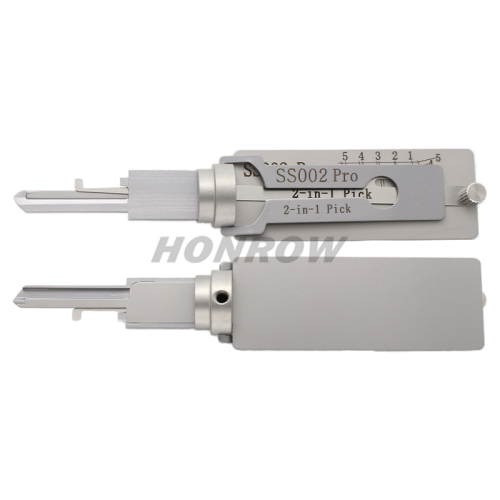 Locksmith SS002 2-in-1 S-Groove  China card:2 Decoder Civil Locks Professional Hand Locksmith Tools Accessories