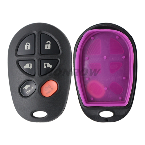 For To 6 button remote key shell