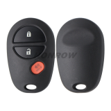 For To 3 button remote key blank