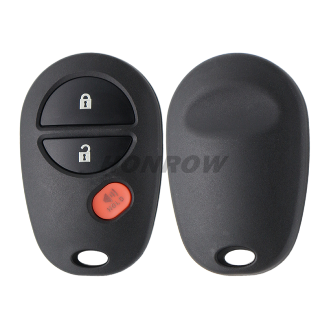 For To 3 button remote key blank