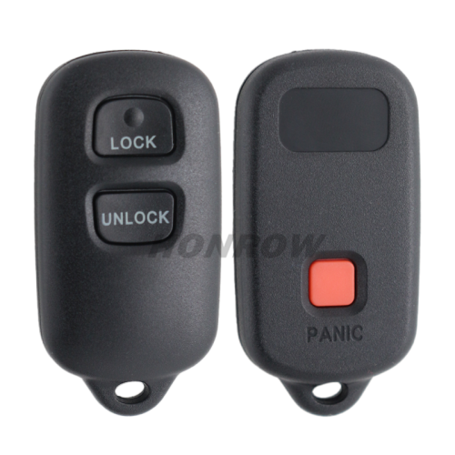 For To 2+1 button key blank (the panic button is round)