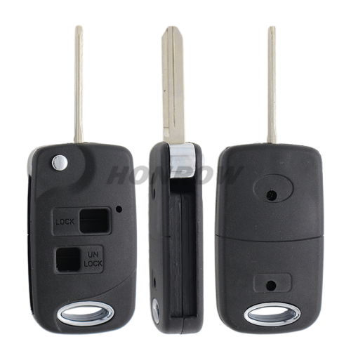 For To 2 button modified folding remote key blank with To47 blade