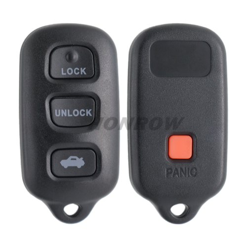 For To 3+1 button key blank (the panic button is square)