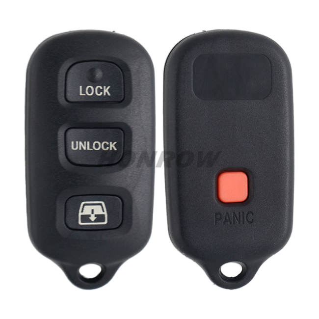 For Toyota 3+1 button key blank (the panic button is square)