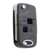 For To 2 button modified folding remote key blank with To47 blade