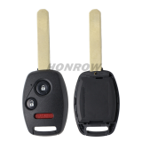For Honda 2+1 button remote car key with 313.8Mhz  46chip PCF7961  FCC ID : MLBHLK-1T