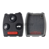 For Honda 2+1 button remote car key with 313.8Mhz  46chip PCF7961  FCC ID : MLBHLK-1T