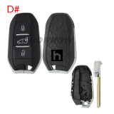 For Citroen DS 3 button remote key blank with HU83 blade Please choose the button.