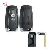 For Ford 2/3 button remote key shell with blade