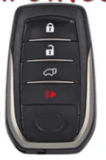 Lonsdor LT20-04 Smart Key with key shell 8A+4D Adjustable Frequency For Toyota & Lexus 0010 0020 7930 2110 Support K518 & K518ISE & KH100+