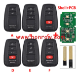 Lonsdor LT20-04 Smart Key with key shell 8A+4D Adjustable Frequency For Toyota & Lexus 0010 0020 7930 2110 Support K518 & K518ISE & KH100+