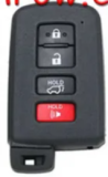 Lonsdor LT20-04 Smart Key with key shell 8A+4D Adjustable Frequency For Toyota & Lexus 0010 0020 7930 2110 Support K518 & K518ISE & KH100+