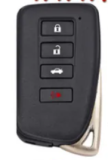 Lonsdor LT20-04 Smart Key with key shell 8A+4D Adjustable Frequency For Toyota & Lexus 0010 0020 7930 2110 Support K518 & K518ISE & KH100+