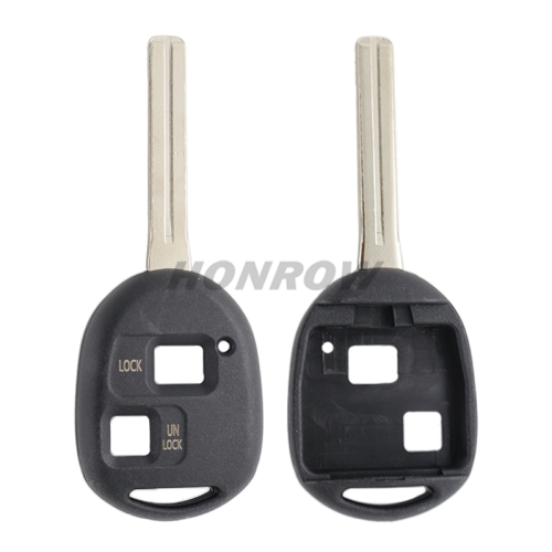 For High quality Toy 2 button remote key blank with TOY40 blade