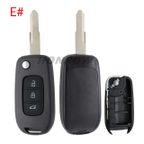 For New Renault 3 button remote key shell without logo,please choose the blade