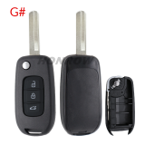For New Renault 3 button remote key shell without logo,please choose the blade