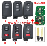 Lonsdor LT20-04 Smart Key with key shell 8A+4D Adjustable Frequency For Toyota & Lexus 0010 0020 7930 2110 Support K518 & K518ISE & KH100+