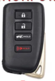 Lonsdor LT20-04 Smart Key with key shell 8A+4D Adjustable Frequency For Toyota & Lexus 0010 0020 7930 2110 Support K518 & K518ISE & KH100+