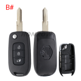 For new Renault 3 button remote key shell, the third button is different