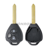 For high quality Toy 3 button remote key blank with toy47 blade enhanced version