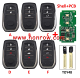 Lonsdor LT20-04 Smart Key with key shell 8A+4D Adjustable Frequency For Toyota & Lexus 0010 0020 7930 2110 Support K518 & K518ISE & KH100+