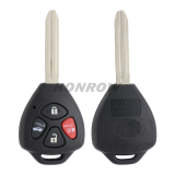 For high quality Toy 3+1 button remote key blank with toy43 blade enhanced version