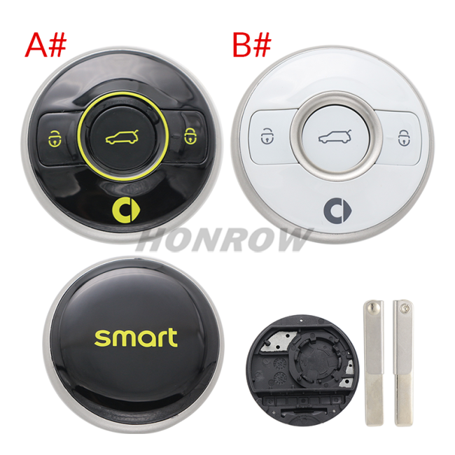 For new Benz smart 3 button key shell