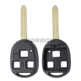 For High quality Toyota 3 button remote key blank with TOY43 blade