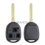For High quality Toyota 3 button remote key blank with TOY43 blade