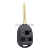 For High quality Toyota 3 button remote key blank with TOY43 blade