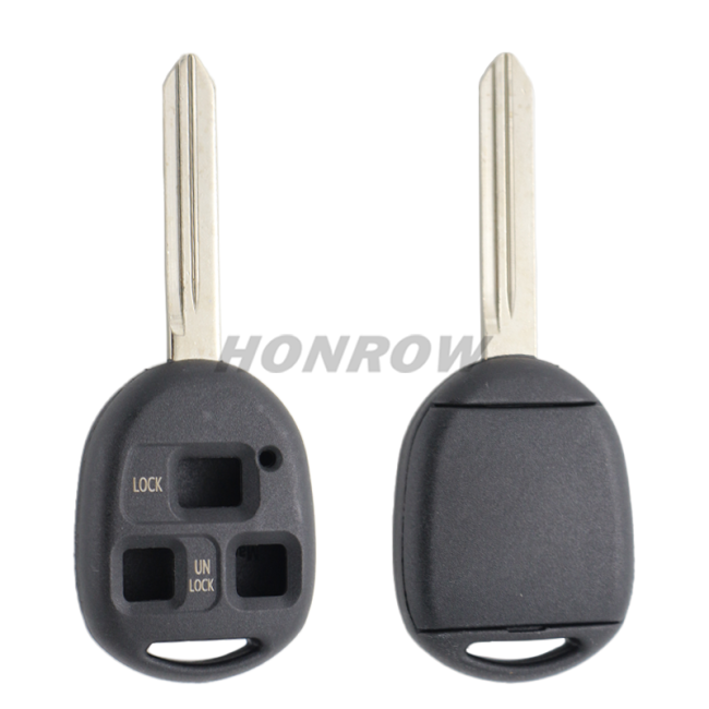 For High quality GTL Toyota 3 button remote key blank with TOY47 blade