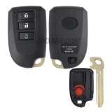 For Toyota Yaris VIOS 3 button smart car key shell
