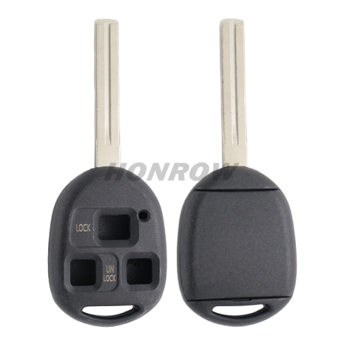 For High quality GTL Toyota 3 button remote key blank with TOY40 blade