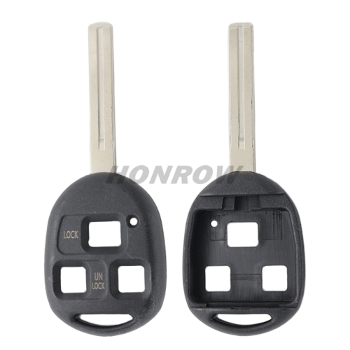 For High quality GTL Toyota 3 button remote key blank with TOY40 blade