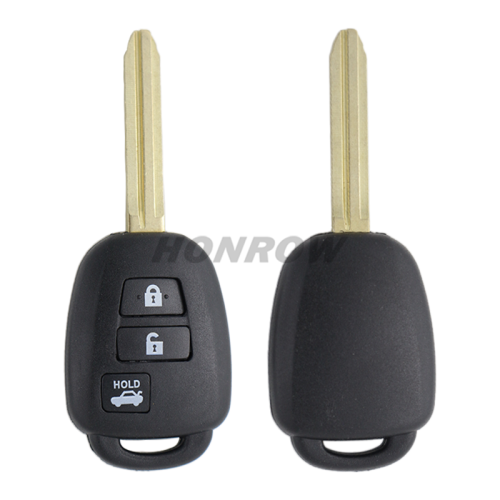 For high quality GTL Toyota 3 button remote key blank enhanced version