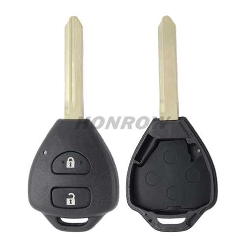 For high quality GTL Toyota 2 button remote key blank with toy47 blade enhanced version