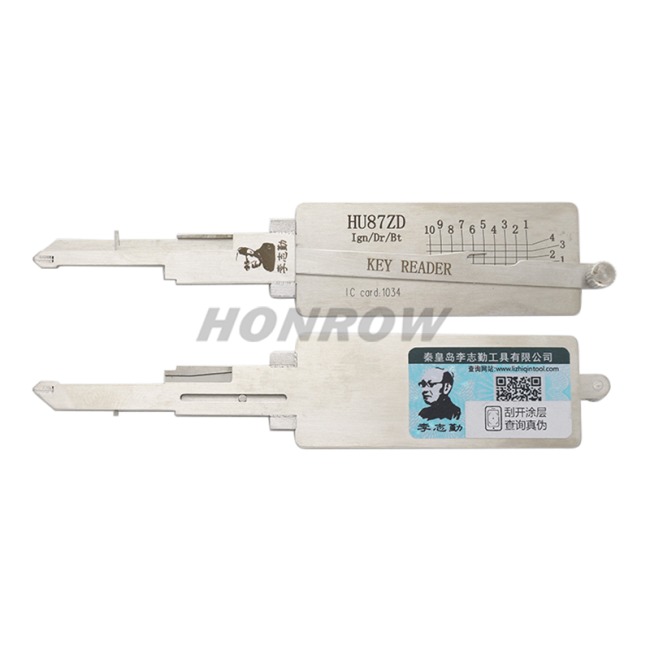 Original Lishi HU87 key reader