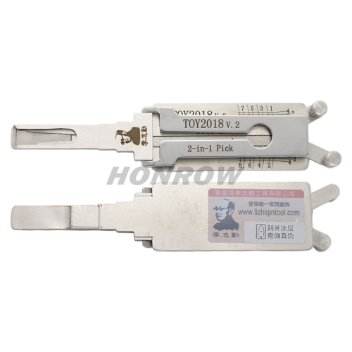 Original Lishi TOY2018 V.2 2 in 1 decode and lockpick